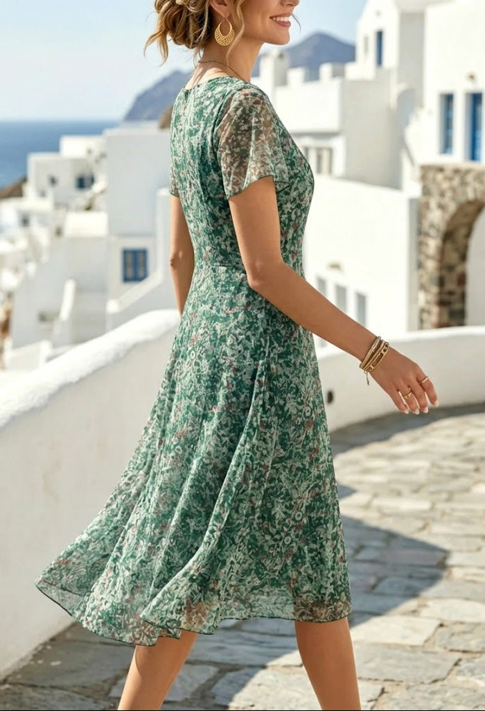 Cala/ vestido midi de Primavera