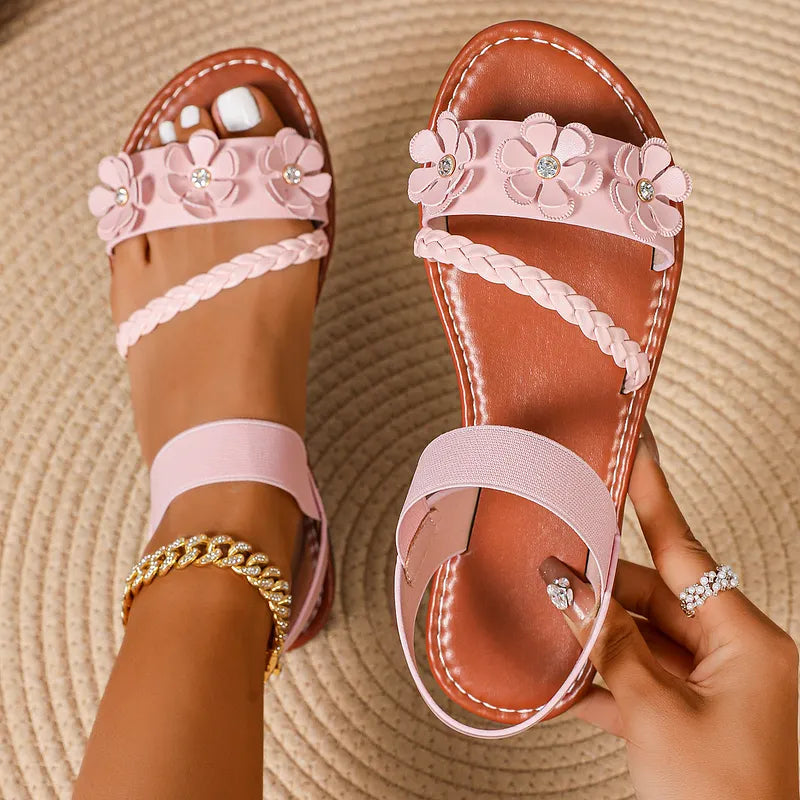 Sandalias Floral Margarita