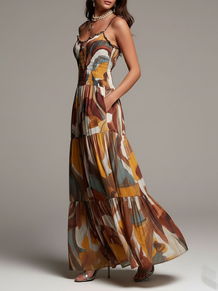 Vestido "Vuelo Bohemio" Multicolor