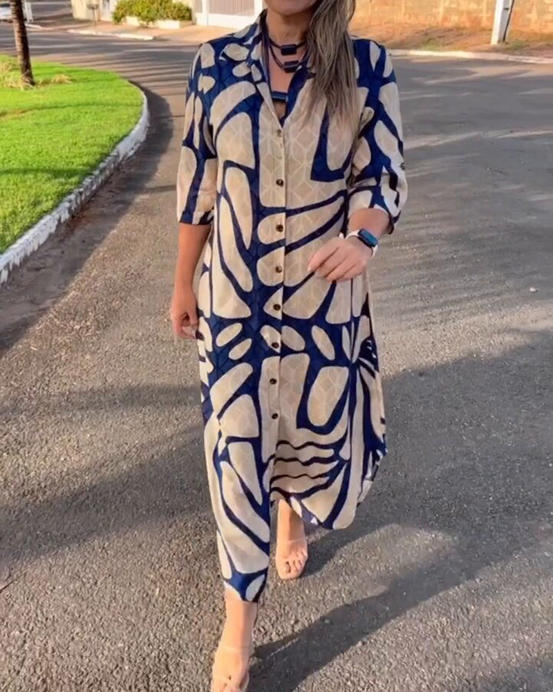 Vestido Oversezi Casual Camisero