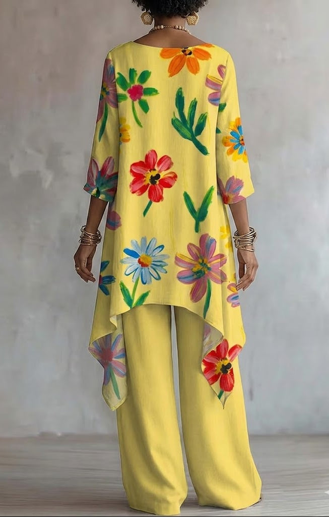 Conjunto Exclusivo Floral Sol de Primavera