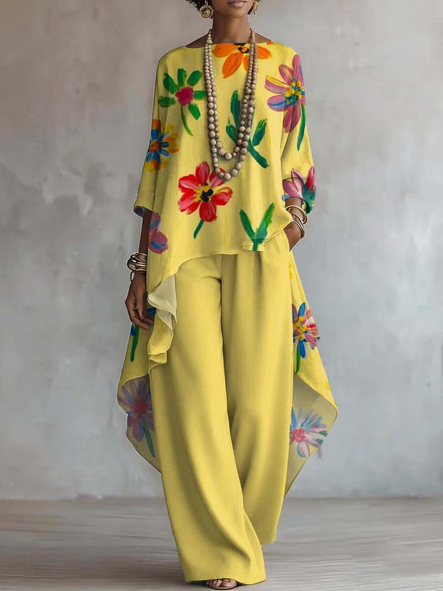 Conjunto Exclusivo Floral Sol de Primavera