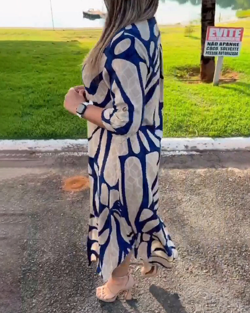 Vestido Oversezi Casual Camisero