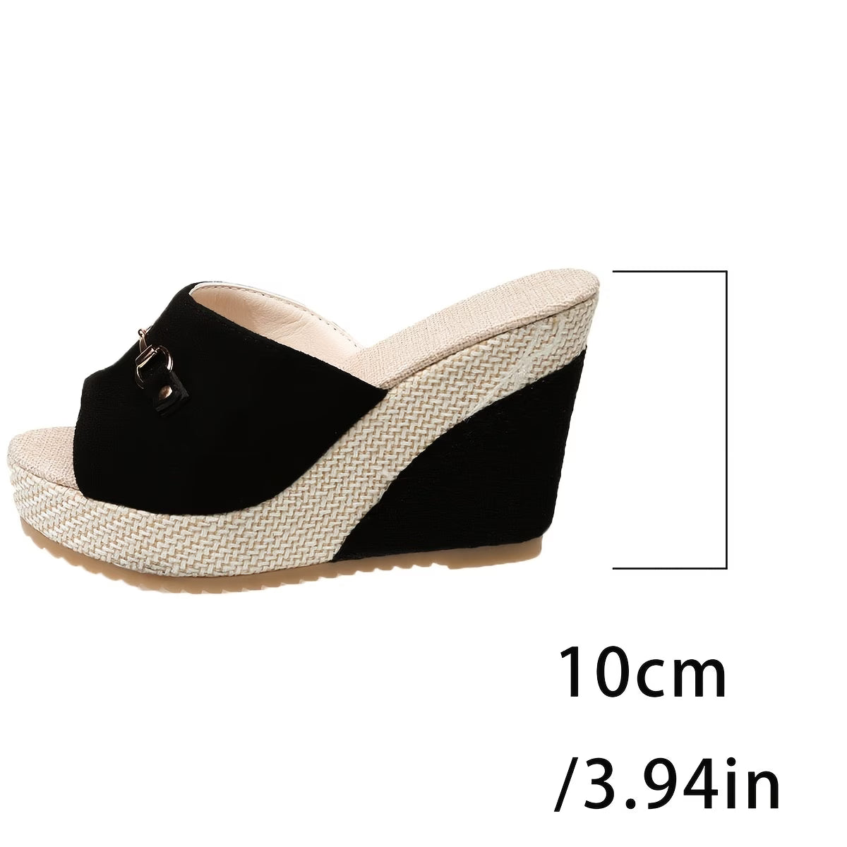 Sandalias con Tira de Ante Sintético