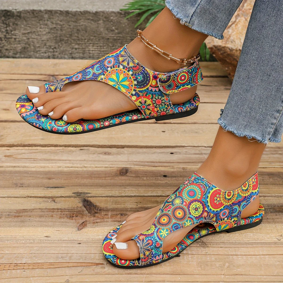 Sandalias Vintage Nomad de Punta Abierta