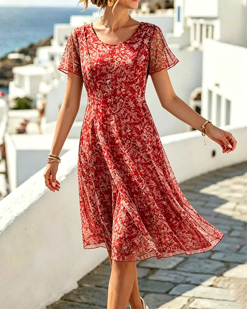 Cala/ vestido midi de Primavera