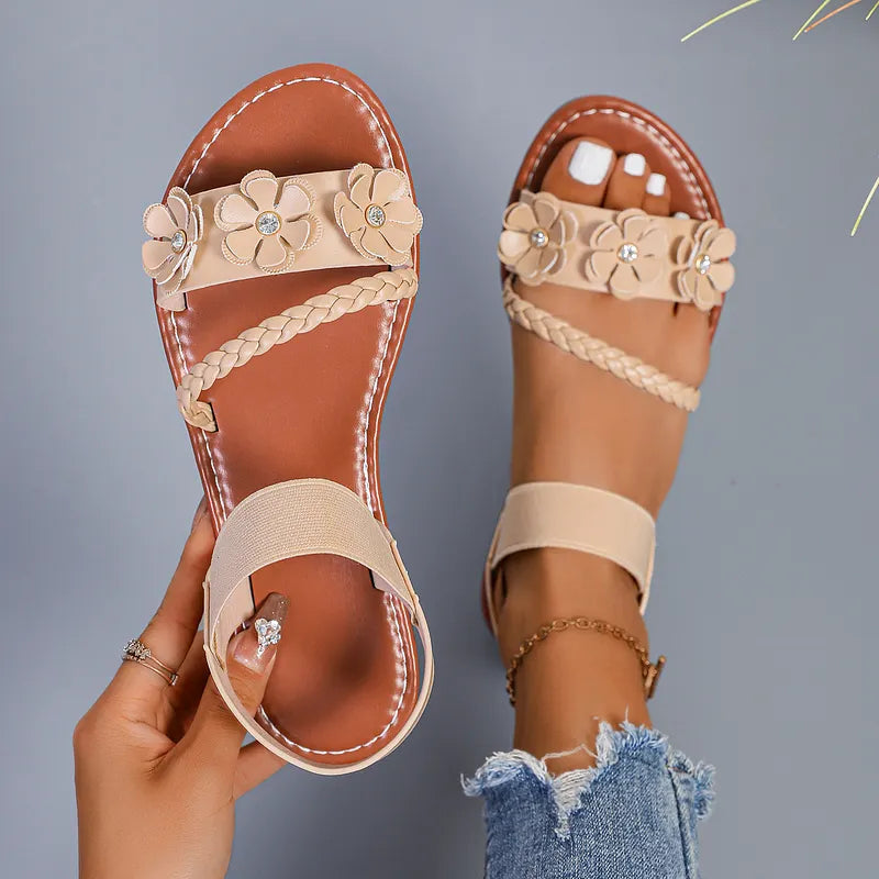 Sandalias Floral Margarita