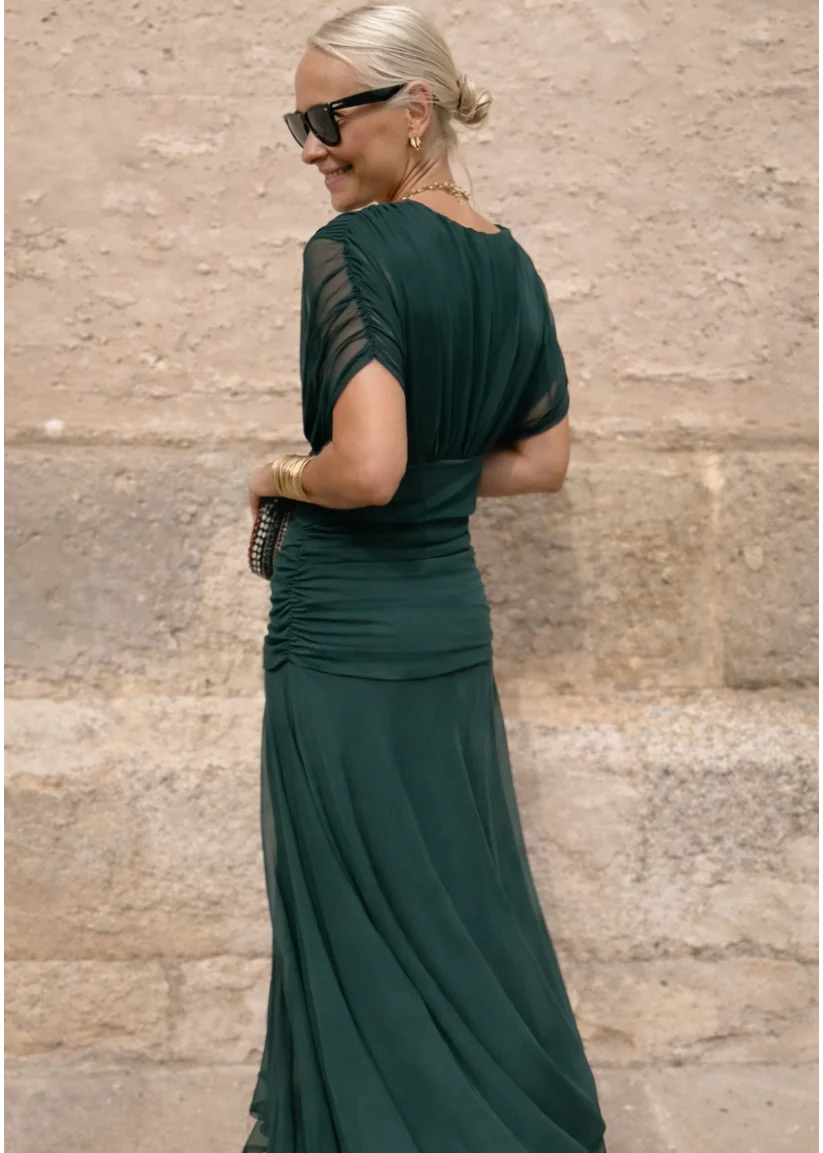Alondra Vestido Largo con Escote en V