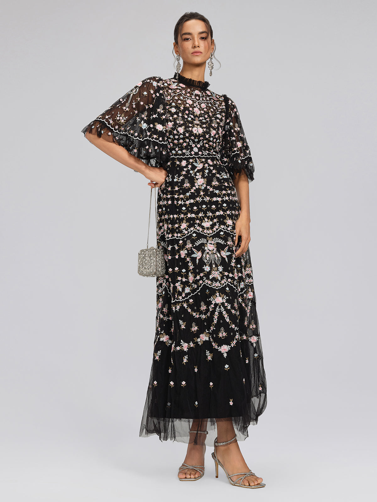 Vestido Glam Ópera Floral