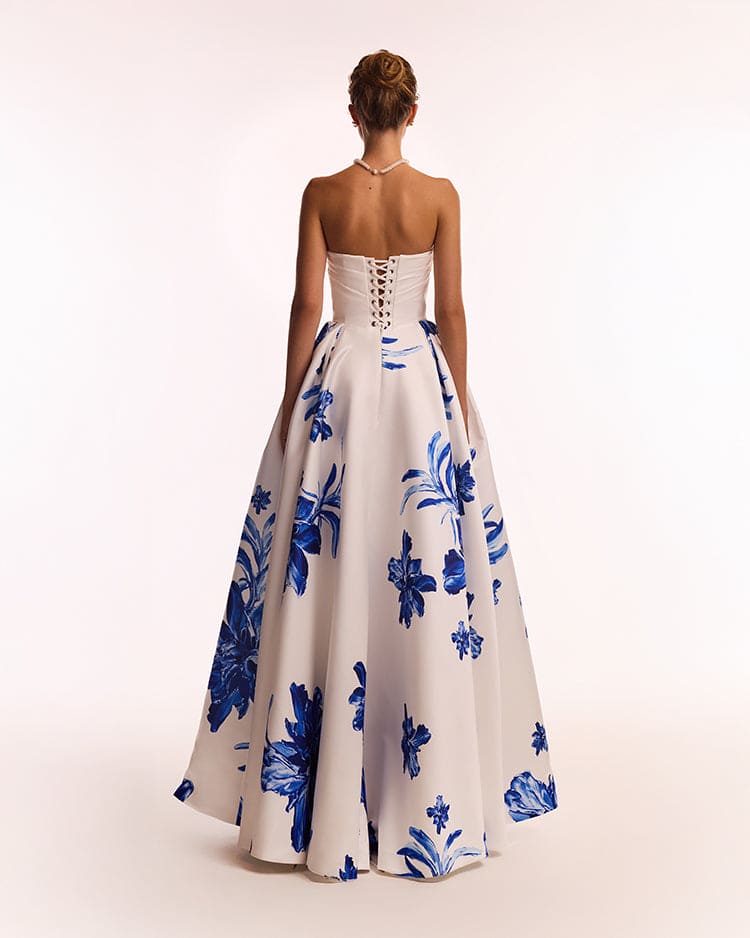 Vestido Glamur Primavera Celestial