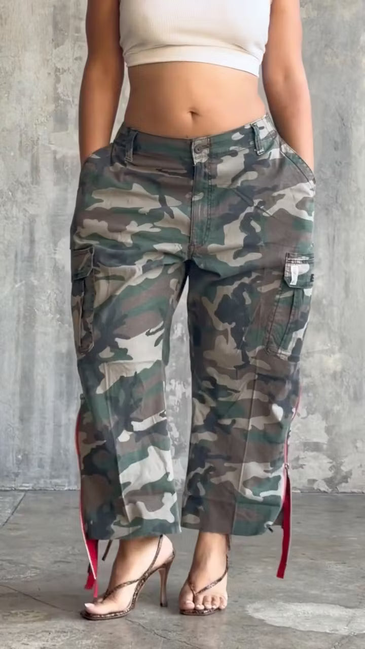 Pantalón Estampado de camuflaje