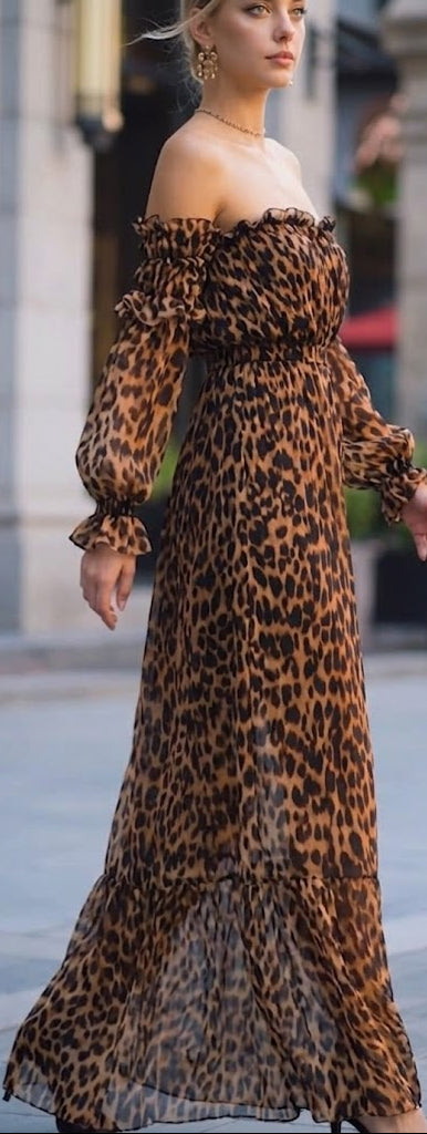 Vestido Chic Capital Print