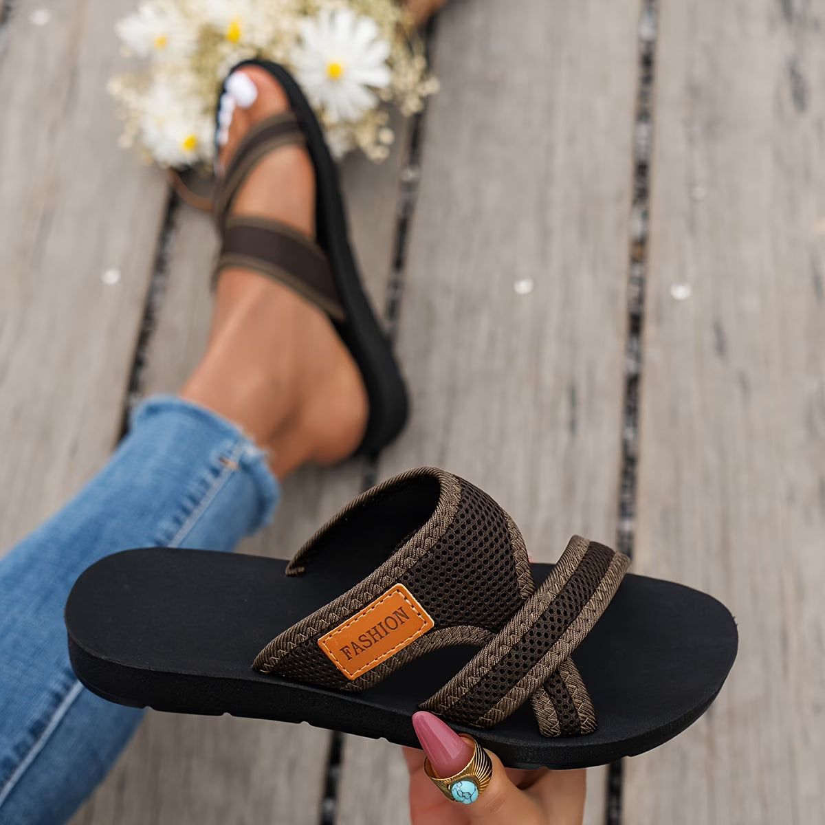 Sandalias Sporty Chic Vinoso