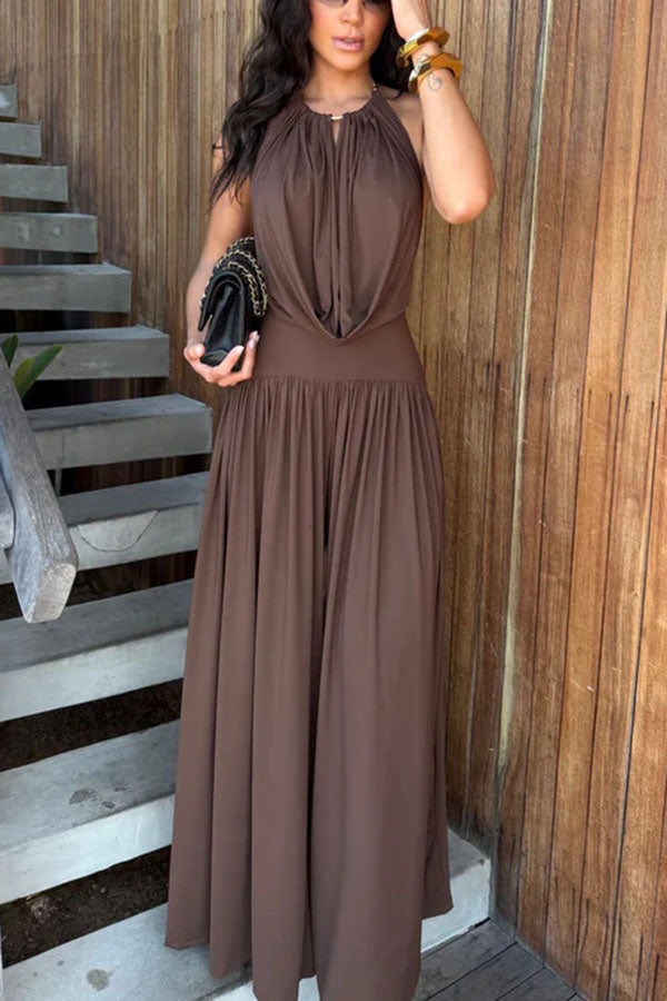 Conjunto Elegante de Body con cuello halter
