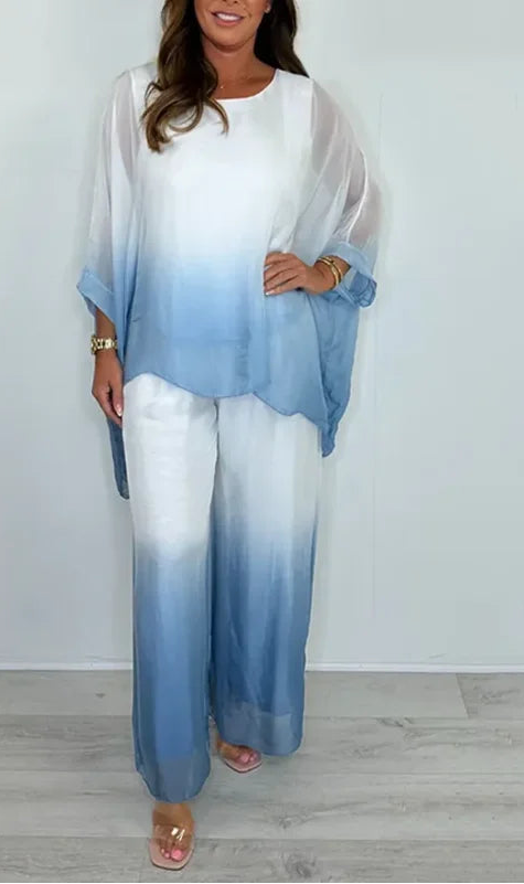 Conjunto Casual con Efecto Degradado