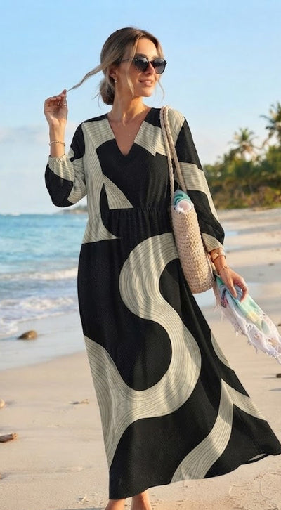 Vestido Oversize Líneas Exclusivas