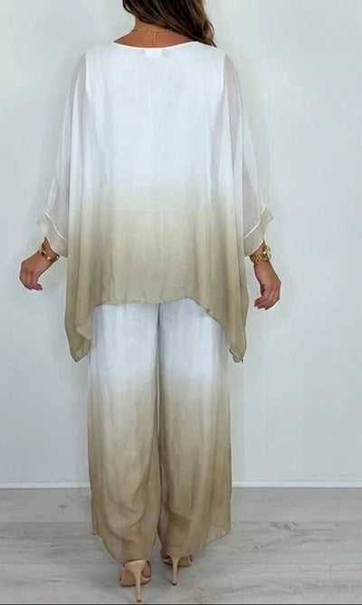 Conjunto  Casual con Efecto Degradado