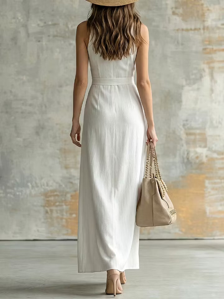 Vestido Maxi Blanco Alassio