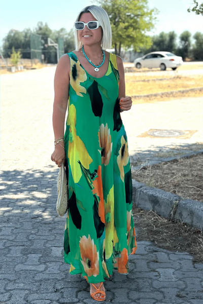 Vestido Bahía Noche Tropical