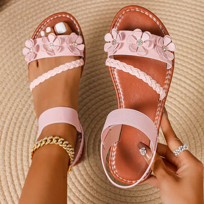Sandalias Floral Margarita