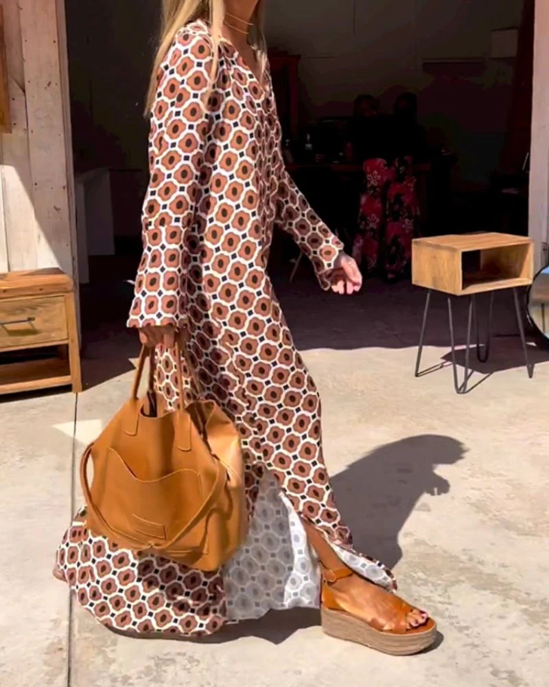 Holgado Vestido Estampado Yarem