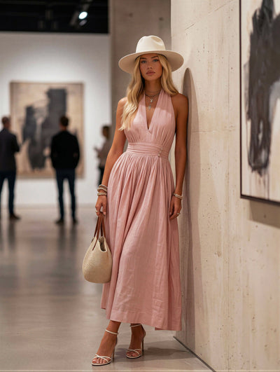 Maxi Vestido "Brisa del Desierto"