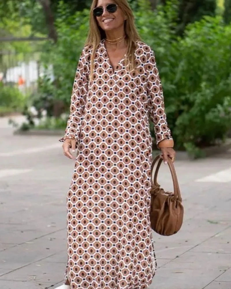 Holgado Vestido Estampado Yarem