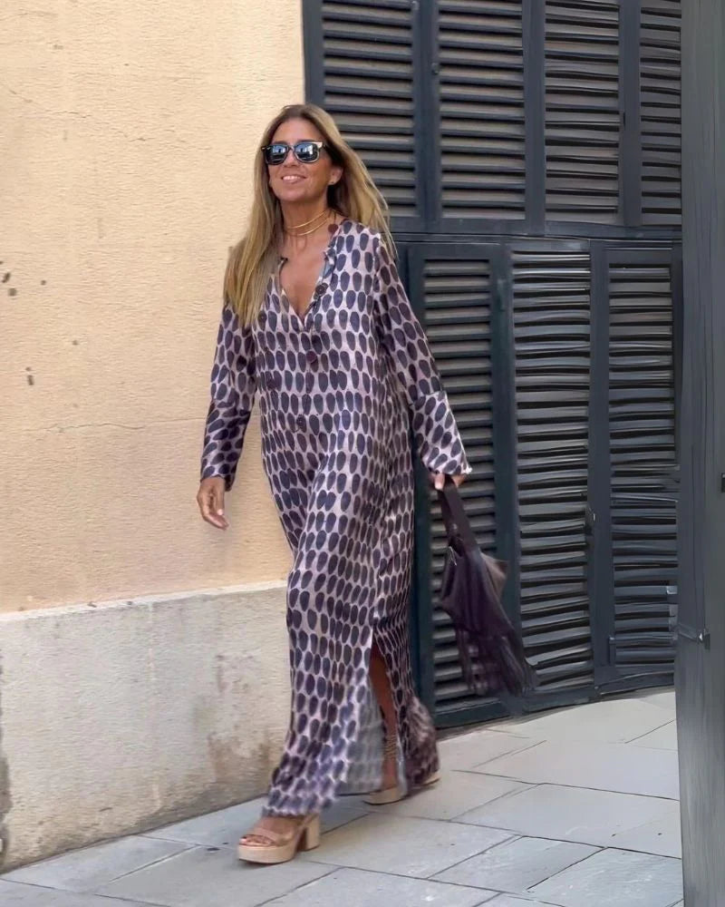 Holgado Vestido Estampado Yarem