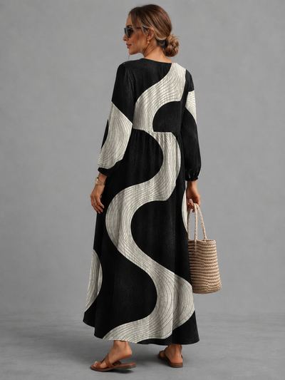 Vestido Oversize Líneas Exclusivas