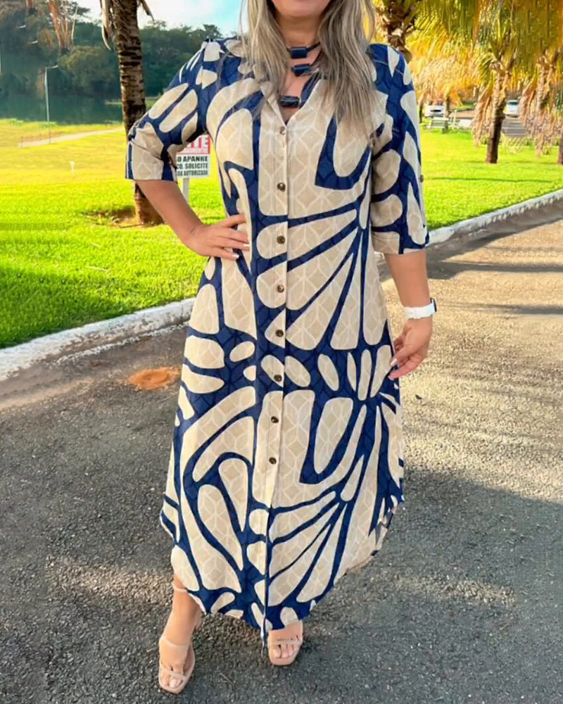 Vestido Oversezi Casual Camisero