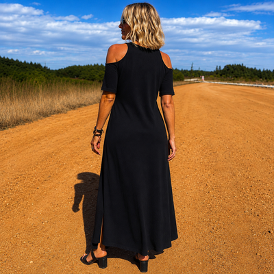 Vestido Asimétrico Corte Relajado