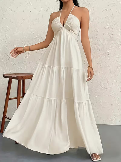 Vestido Maxi "Ivory Halter"
