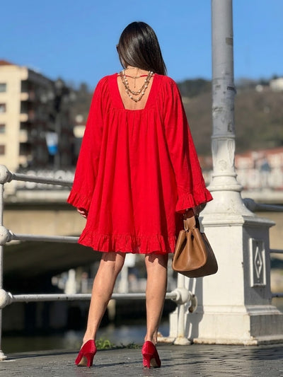 Vestido Comprido Pétala Rubi