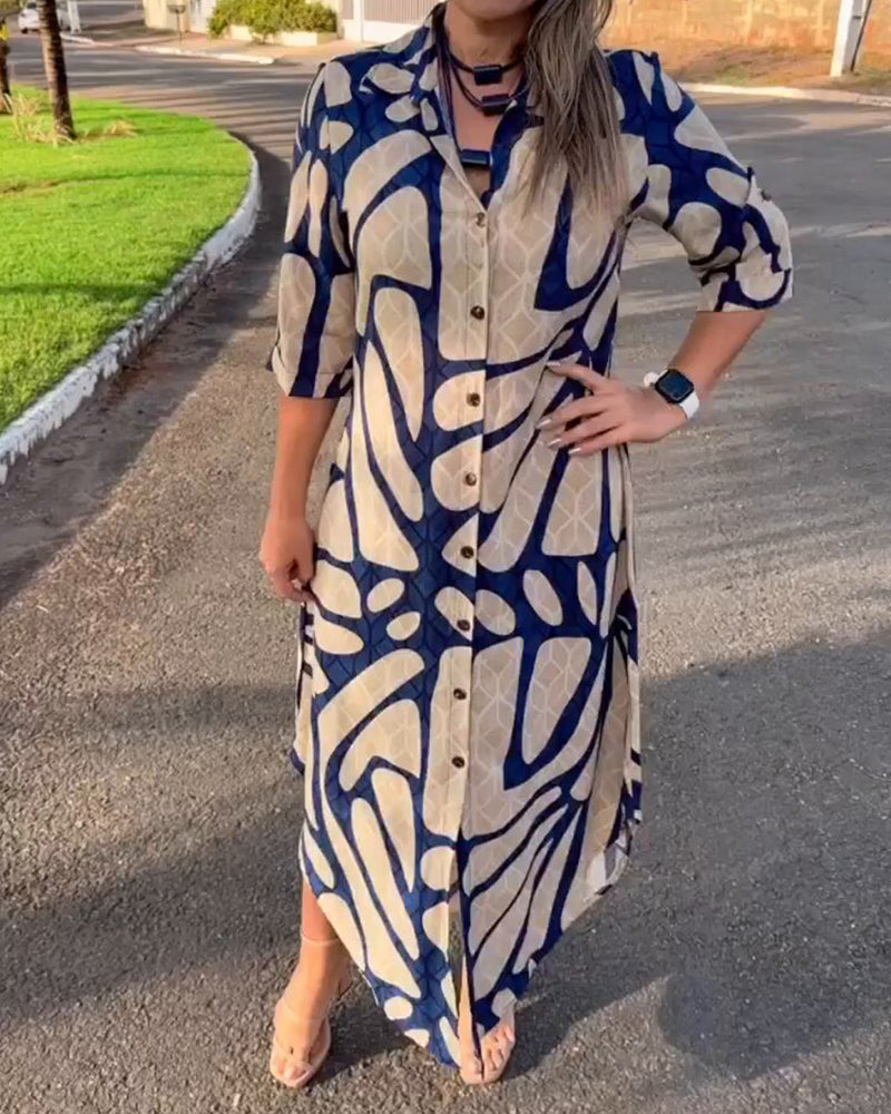Vestido Oversezi Casual Camisero