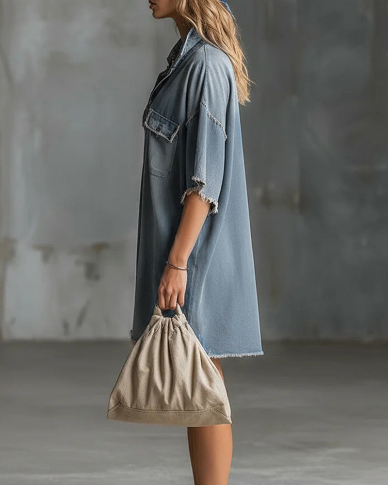 Vestido Midi Índigo Nomad