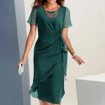 Abelia/Vestido Drapeado Premium