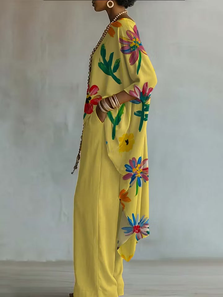 Conjunto Exclusivo Floral Sol de Primavera