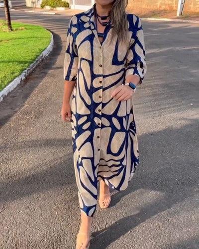 Vestido Oversezi Casual Camisero