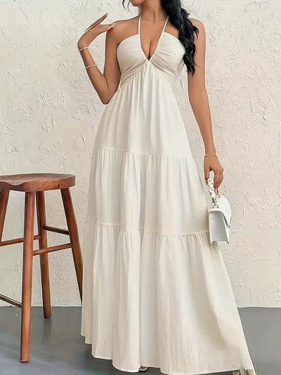 Vestido Maxi "Ivory Halter"