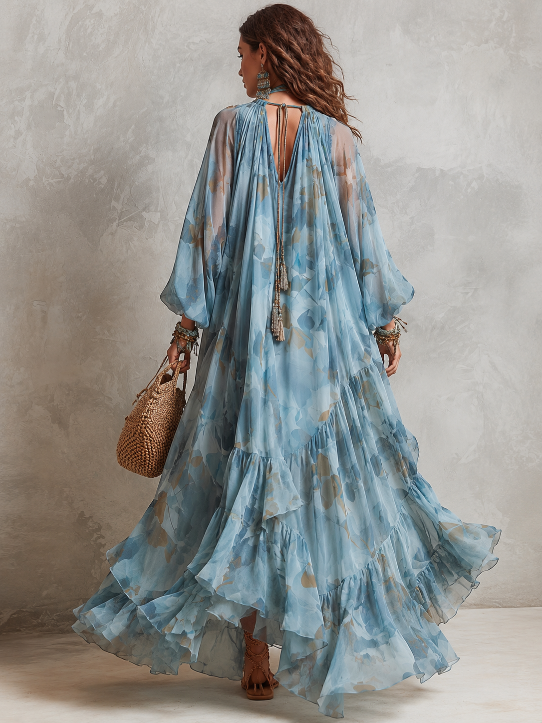 Maxi Vestido Legado de Seda