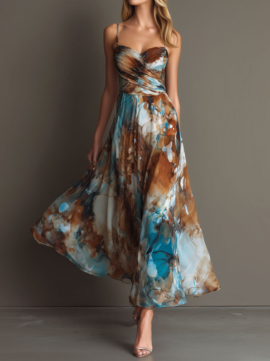Vestido de Chifón Arte en Movimiento
