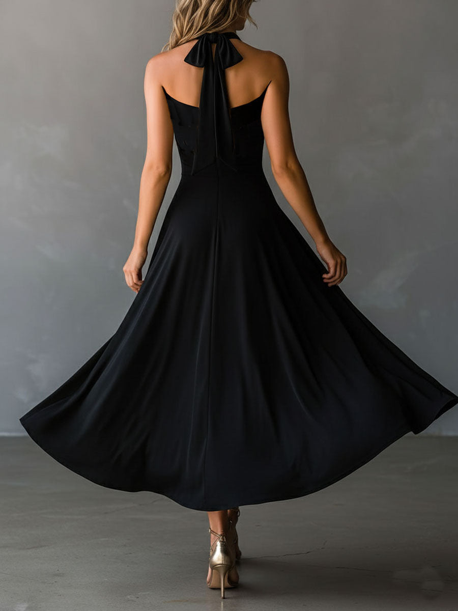 Alana/Vestido Minimalista Cruzado