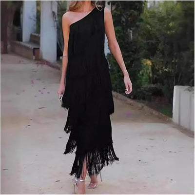 Vestido Lauren con Flecos