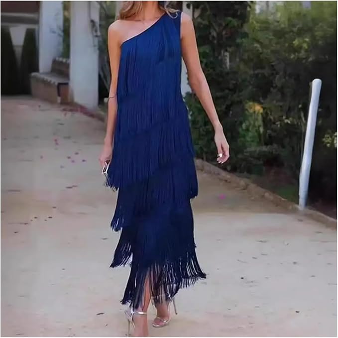 Vestido Lauren con Flecos