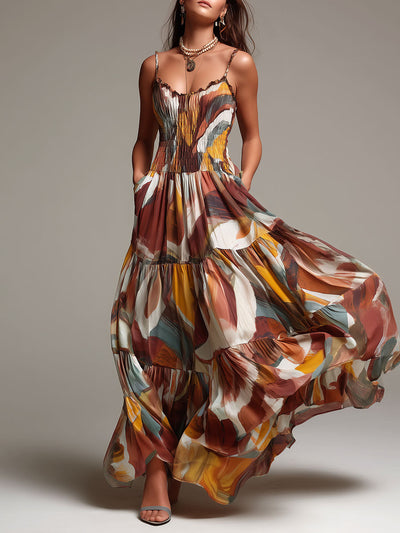 Vestido "Vuelo Bohemio" Multicolor