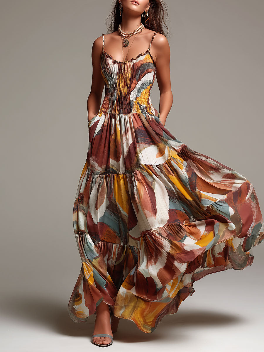 Vestido "Vuelo Bohemio" Multicolor
