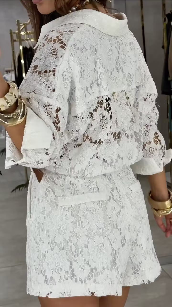Sasil/ Conjunto de encaje Chic