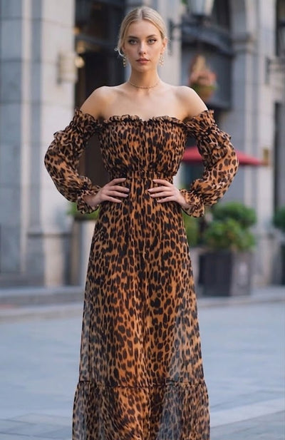 Vestido Chic Capital Print