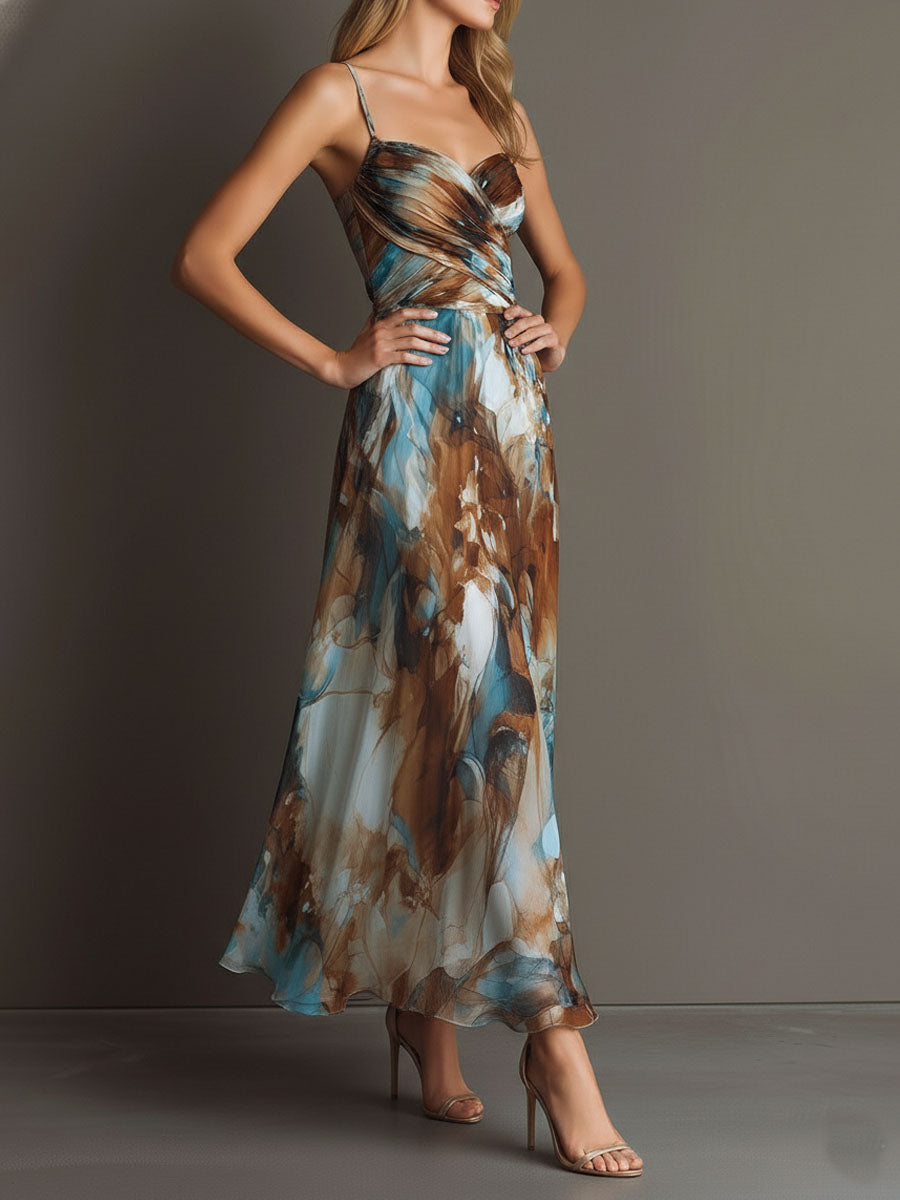 Vestido de Chifón Arte en Movimiento