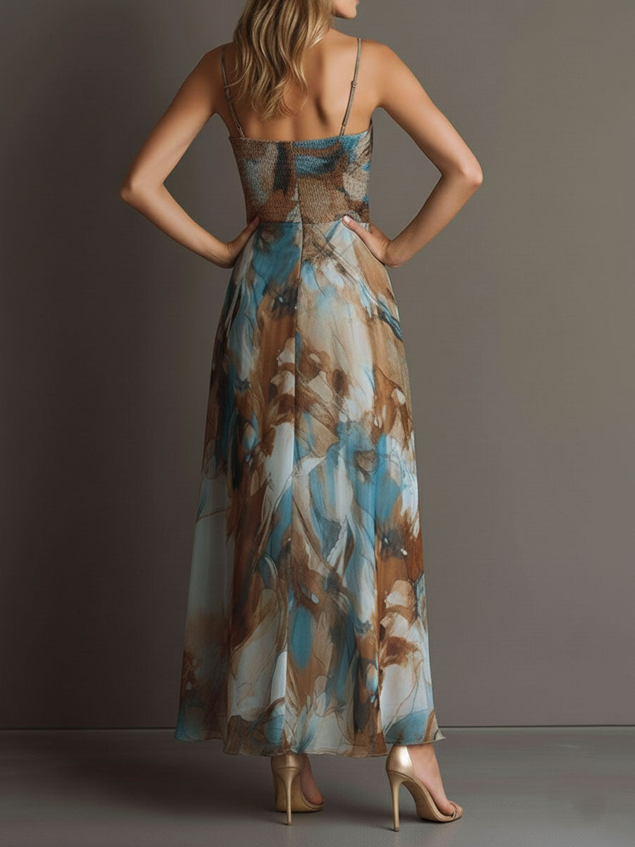 Vestido de Chifón Arte en Movimiento
